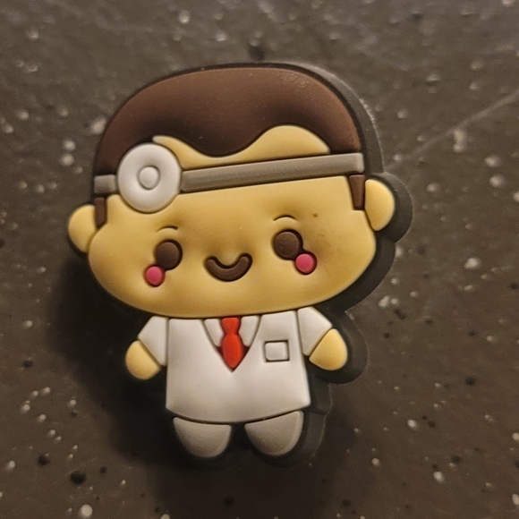 NEW Doctor Cartoon Cute Anime Croc Charm - Picture 3 of 4